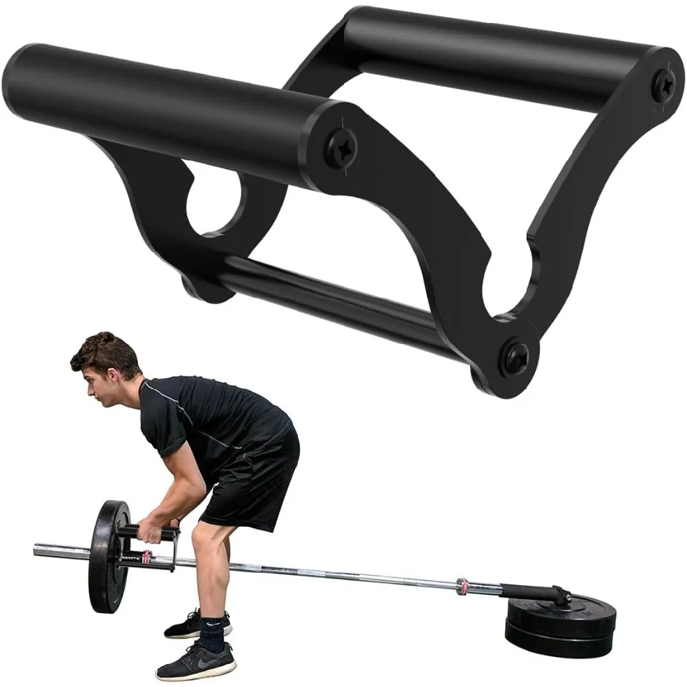 Landmine Barbell Attachment - V-bar landmine handle attachment for barbell