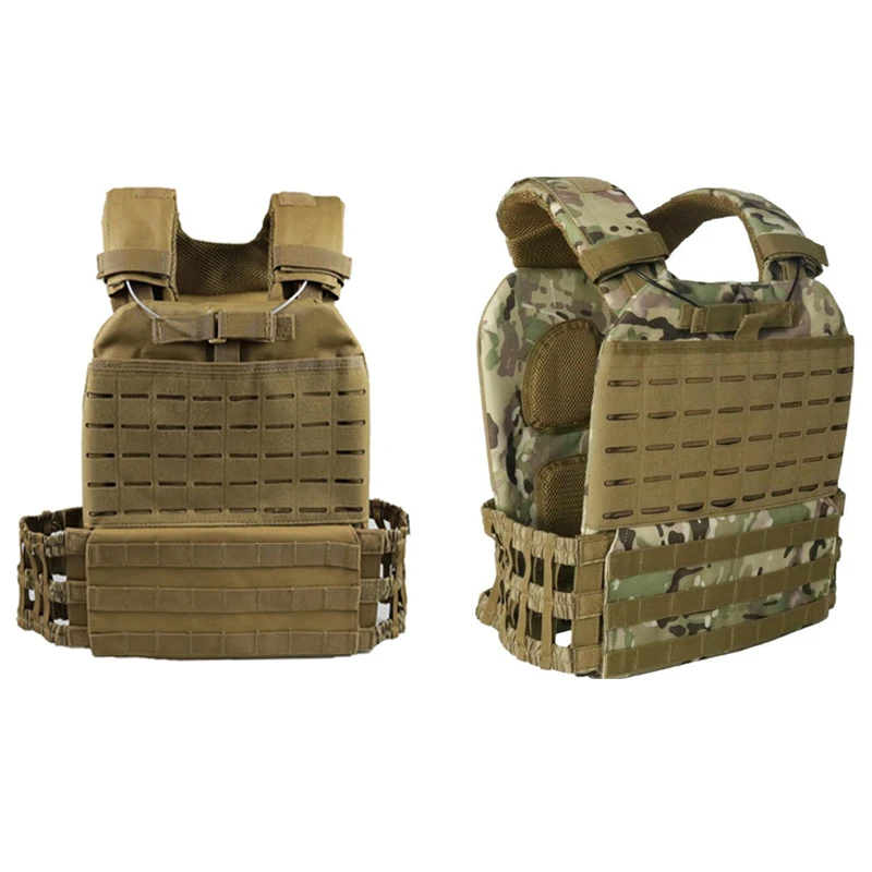Crossfit Weight Vest - Tactical Training Vest Molle Plate Carrier