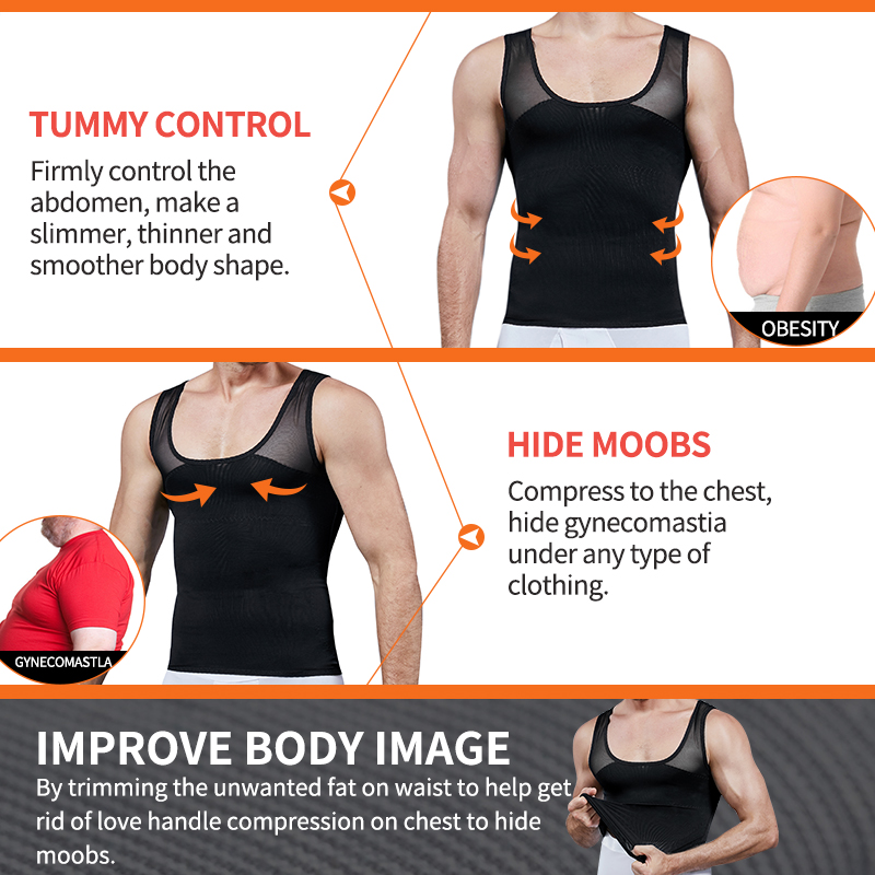 Men Shapewear Chest Compressio - Crossfit Weight Vest review and price