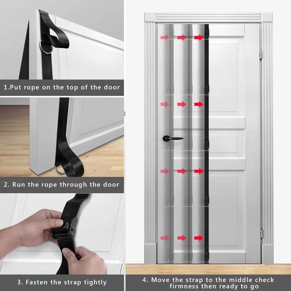 Home Fitness Door Anchor Strap - Pull Up Assist Band review and price