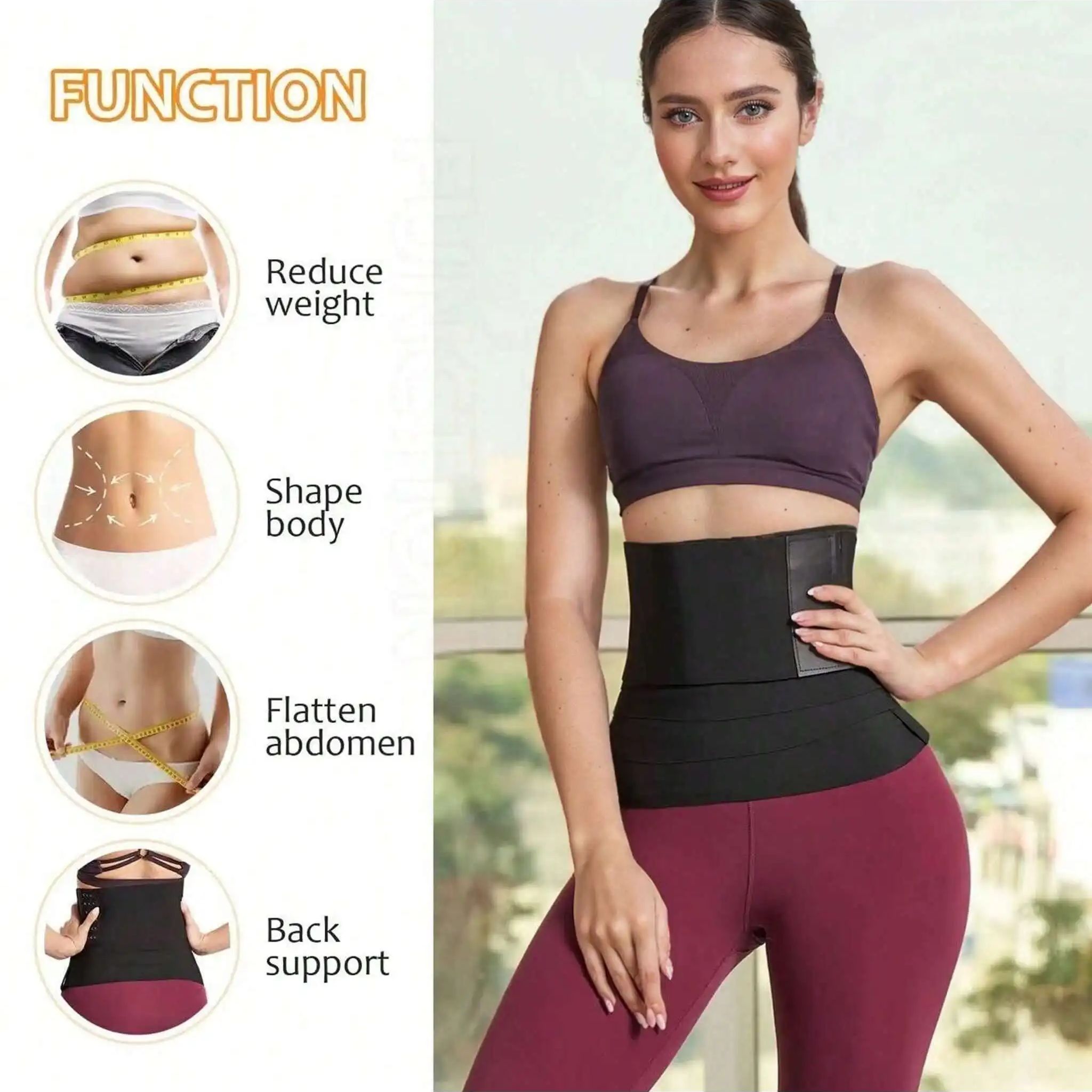 Women Waist Bandage Wrap Trimm - Pull Up Assist Band review and price