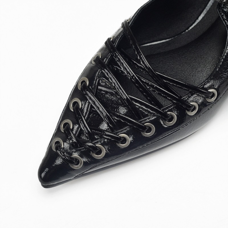 Pointed Toe Lace Up Women Slip - Crossfit Lady review and price
